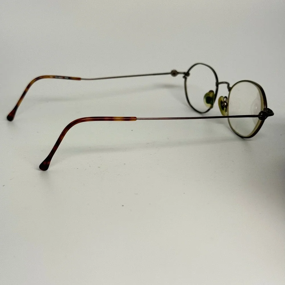 Gucci GG 2623‎ 7GK Oval Metal Eyeglasses Frames Bronze Tortoise Italy 48-19-140